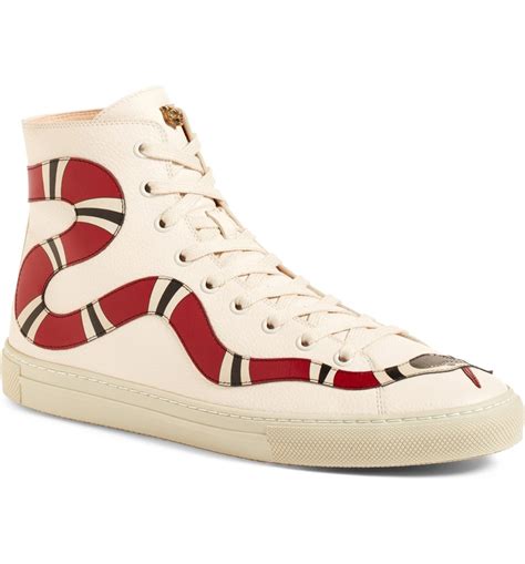 gucci sneakers uomo snake|gucci snake high top sneakers.